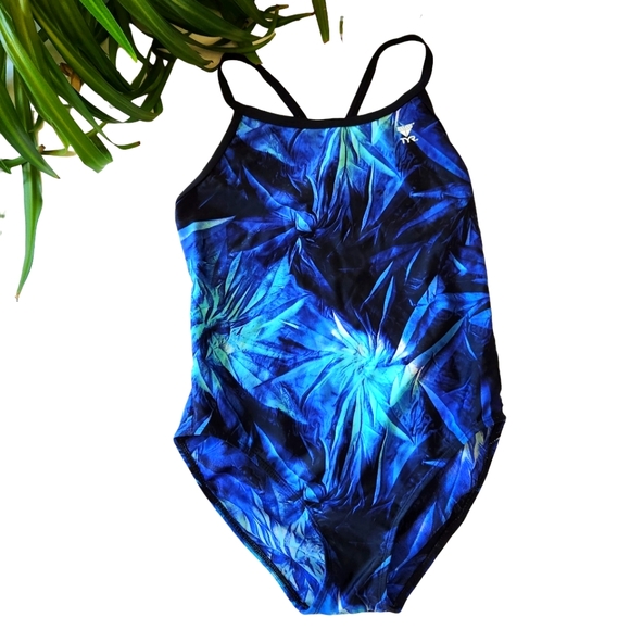 TYR Swim Vintage Tyr One Piece Swimsuit Open Back Size 4 Poshmark